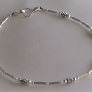 Sterling Silver with Bali Silver